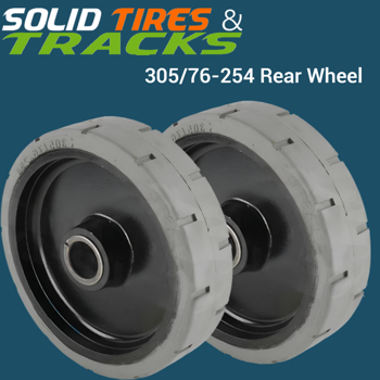 305/76-254 Scissor Lift Tires- Rear Wheel